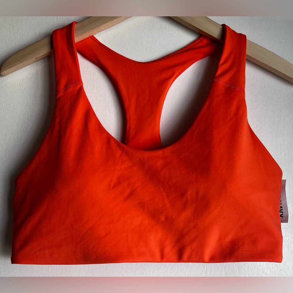 NWT Old Navy Sports Bra, Orange, L